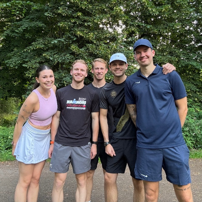 Matthijs, Olivier, Joey, Martijn en Emma